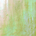 Glass Sheet Mixed Colors Streaky w/ Yellow/Green/White and Iridescent Finish