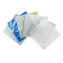 Assorted Set of Six - 12" x 12" Cathedral Glass