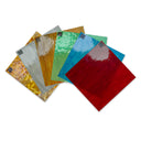 Assorted Set of Six - 12" x 12" Assorted Texture Glass