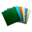 Assorted Set of Six - 12" x 12" Assorted Mirror Backed Glass