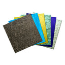 Assorted Set of Six - 12" x 12" Assorted Mirror Backed Glass