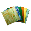 Assorted Set of Six - 12" x 12" Assorted Mirror Backed Glass