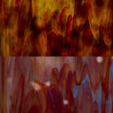 Glass Sheet Mixed Colors Mottled w/ Red/Blue/White Streaky