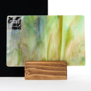 Glass Sheet Mixed Colors Streaky w/ blue/purple/green