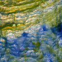 Rippled Glass Sheet Mixed Colors Streaky w/ Multi Colors