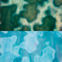 Glass Sheet Mixed Colors Mottled w/ Aqua/Pink/White Streaky