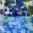 Glass Sheet Mixed Colors Mottled w/ Green/White/Blue Streaky