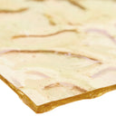Iridescent Finish Glass Sheet Yellow Flemish Texture