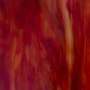 Glass Sheet Red Streaky w/ Multi Colors and Iridescent Finish