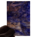 Rippled Glass Sheet Blue Streaky w/ Multi Colors and Iridescent Finish