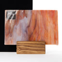 Glass Sheet Browns & Mixed Colors Streaky w/ multi colors
