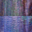 Rippled Glass Sheet Purple Streaky w/ Multi Colors and Iridescent Finish