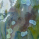 Glass Sheet Mixed Colors Mottled  w/ Purple/Yellow/Blue Streaky