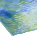 Rippled Glass Sheet Mixed Colors Streaky w/ Multi Colors