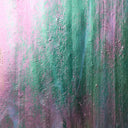 Glass Sheet Green Streaky w/ Blue and Iridescent Finish