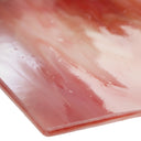 Glass Sheet Red and White Streaky