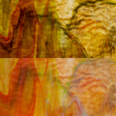 Rippled Glass Sheet Mixed Colors Streaky w/ Multi Colors