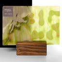 Glass Sheet Mixed Colors Mottled  w/ Green/Purple/White Streaky