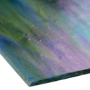 Glass Sheet Green Streaky w/ Blue and Iridescent Finish