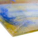 Glass Sheet Mixed Colors Streaky w/ Orange and Aqua