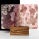 Glass Sheet Violet and White Mottled