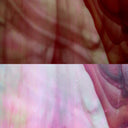 Glass Sheet Pink/Red Streaky w/ Iridescent Finish