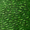 Glass Sheet Green Ripple Glass with Mirror Backing