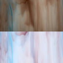 Glass Sheet Mixed Colors Streaky w/ White/Pink/Blue