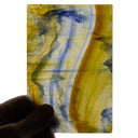 Glass Sheet Mixed Colors Streaky w/ Orange and Aqua