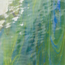 Rippled Glass Sheet Mixed Colors Streaky w/ Multi Colors