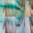 Glass Sheet Mixed Colors Streaky w/ multi colors