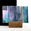 Iridescent Glass Sheet Mixed Colors Streaky w/ Multi Colors