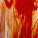 Glass Sheet Red Steaky w/ Multi Colors