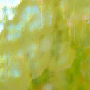 Glass Sheet Mixed Colors Green/Yellow/White Streaky w/ Iridescent Finish