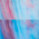 Glass Sheet Blue and Purple Streaky