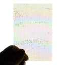Iridescent Finish Glass Sheet Pastel Cathedral with Ripple Texture