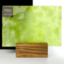 Glass Sheet Mixed Colors Mottled  w/ Yellow/Green/White