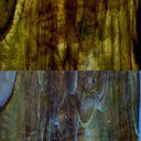 Rippled Glass Sheet Mixed Colors Streaky w/ Multi Colors