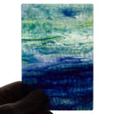 Rippled Glass Sheet Mixed Colors Streaky w/ Multi Colors
