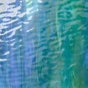 Rippled Glass Sheet Mixed Colors Streaky w/ Multi Colors