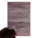 Glass Sheet Red Streaky w/ multi colors