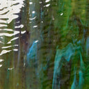Rippled Glass Sheet Mixed Colors Streaky w/ Multi Colors