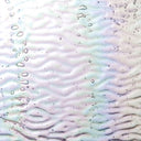 Iridescent Finish Glass Sheet Pastel Cathedral with Ripple Texture