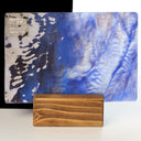 Rippled Glass Sheet Mixed Colors Streaky w/ Multi Colors