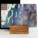 Glass Sheet Mixed Colors Streaky w/ Multi Colors and Iridescent Finish