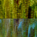 Rippled Glass Sheet Mixed Colors Streaky w/ Multi Colors