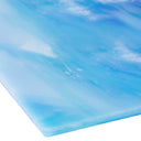 Glass Sheet Blue Streaky w/ multi color