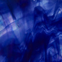 Glass Sheet Blue Streaky w/ White and Iridescent Finish