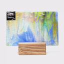 Rippled Glass Sheet Mixed Colors Streaky w/ Multi Colors