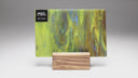 Rippled Glass Sheet Mixed Colors Streaky w/ Multi Colors